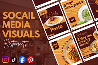 design social media posts for your restaurant