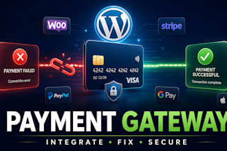 integrate and fix payment gateway issues in your wordpress website