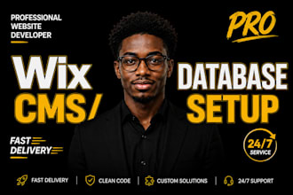 code wix database with filter, table, dropdown, and dataset