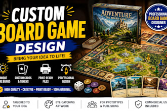 design a custom game board from scratch