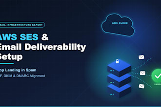 setup high deliverability AWS ses email infrastructure with private dashboard