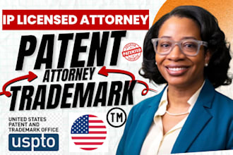 be your US trademark and patent attorney for uspto filing