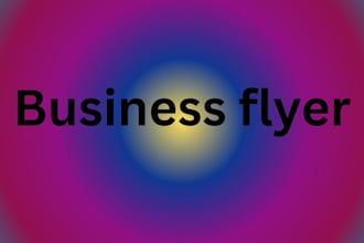 design a profession and modern business flyer
