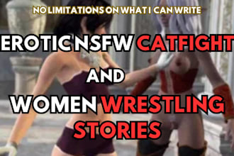 write full erotic catfight story and women wrestling stories