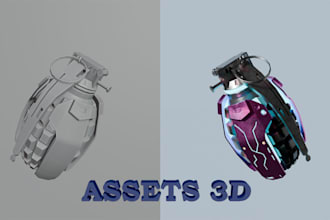 create game ready 3d assets with pbr textures