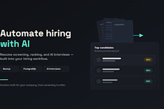 build an ai powered resume screening and hiring platform