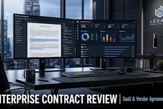 professionally review complex enterprise b2b contracts