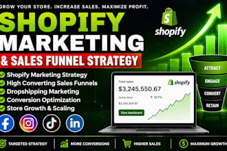 boost shopify sales with expert marketing and sales funnel strategy