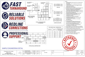 permit structural calculation  basement wall retaining icf redline correction