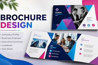 design canva brochure, company sale sheet, booklet, afinity publisher