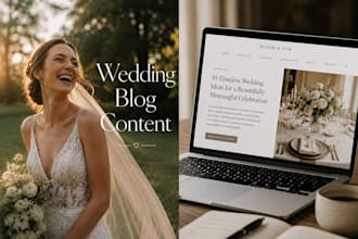 write SEO wedding and bridal blog articles