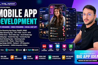 develop live streaming app video streaming app music streaming app bigo live app