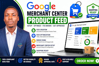 create and optimize google merchant center product feed