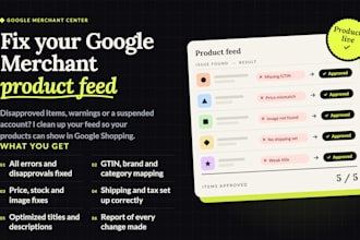 fix and optimize google merchant center, product feed errors and gmc suspension