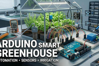 create an arduino smart greenhouse prototype