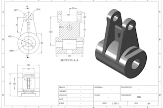 technical drawing, engineering drawing, manufacturing design, mechanical drawing