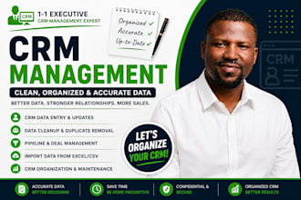 manage your CRM and keep your customer data organized