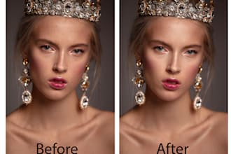 retouch beauty and portrait photos naturally
