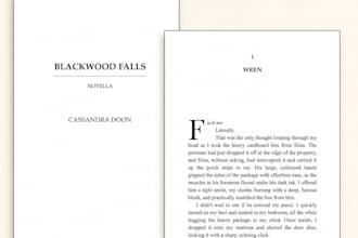format your edited, finished novel in traditional publishing style