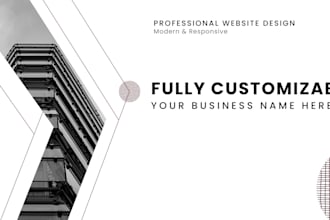 build a professional website for your business