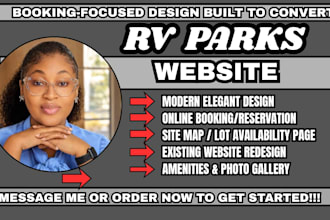 rv park website campground website rv rental website wordpress webs travel webs