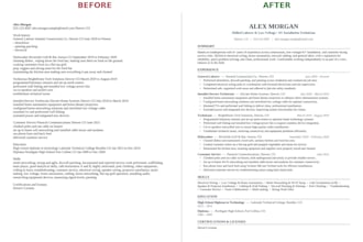 write a professional resume for trades and entry level jobs