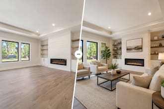do real estate virtual staging property photo editing and redesign