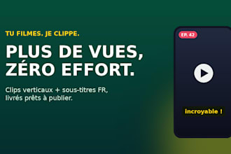 edit your podcast into viral vertical clips with french subtitles