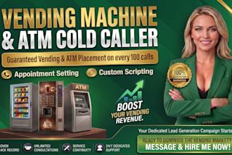 cold call vending machine, vending machine placement, vending machine locator