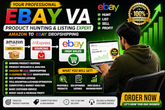 ebay VA product research and listing expert