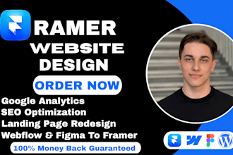 design a framer website for your startup, product or personal brand