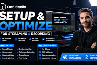 setup and optimize obs studio for streaming and recording