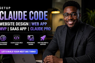 setup claude code website design claude web app claude mvp saas app claude pro