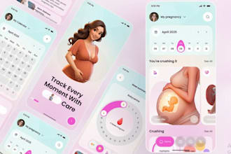 develop ai pregnancy monitoring app, pregnancy tracking app, healthcare app
