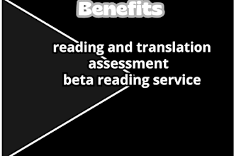 do service of beta reading