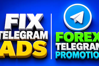 fix telegram ads issues, fix ad destination, fix telegram bot, forex promotion