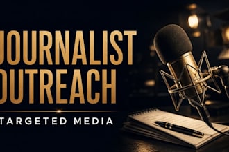 pitch your story to targeted journalists, editors, TV and radio producers