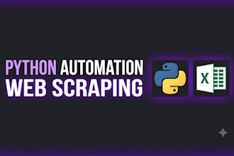 write simple python automation and web scraping scripts