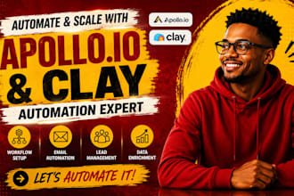 setup automation workflows and management on apollo io crm instantly ai clay com