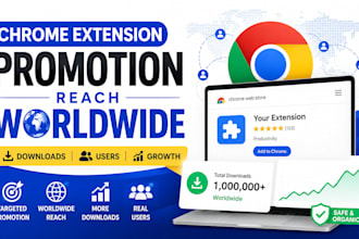 do chrome extension promotion reach 1m worldwide download browser extension user