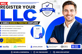 register your llc and handle business formation compliance