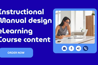 do instructional manual elearning course content training material to storyboard
