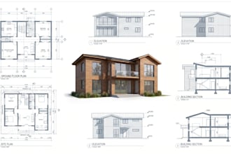 create new construction permit drawings and architectural plans