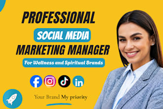 be your wellness and spiritual social media manager and content creator