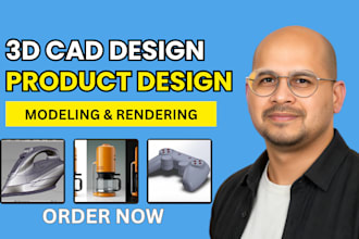create professional 3d mechanical cad design and 3d cad rendering in solidworks