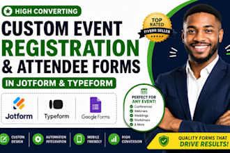 create custom event registration and attendee forms in jotform type form