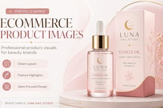 design professional e commerce product image