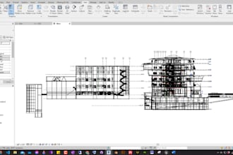 sketch to revit 2d elevation drawings,civil model, cad to revit,revit structures