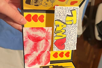 design a custom illustrated greeting card