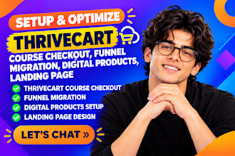 do thrivecart course checkout, funnel migration, digital products, landing page